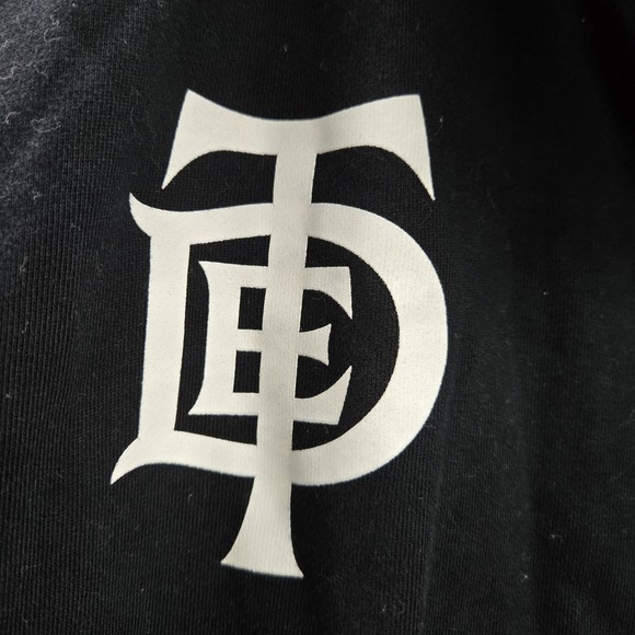 Reigning Champ Men Sleepwear L Black Top Dog‎ TDE Kendrick Lamar Robe Hooded - Picture 5 of 11